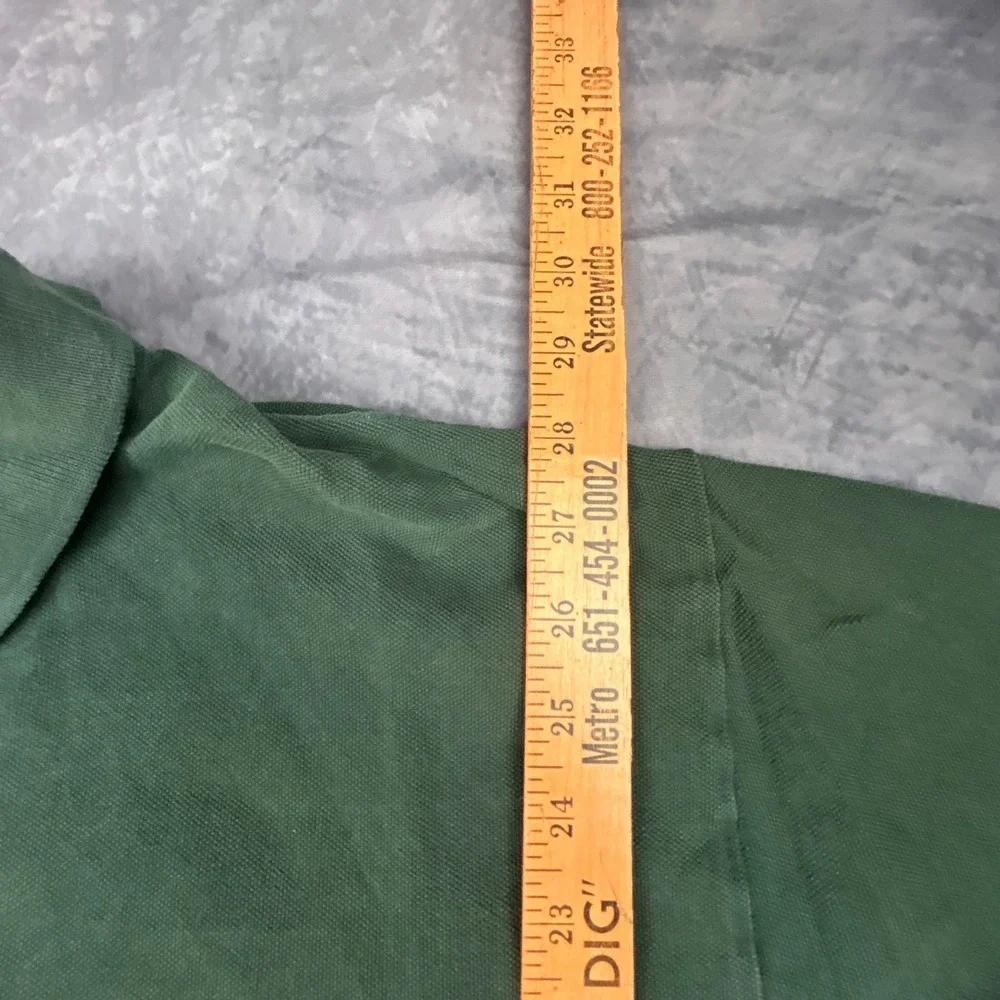 Vintage Polo Ralph Lauren XXL Green Short Sleeve Polo Shirt Y2K Baggy Fit 90s